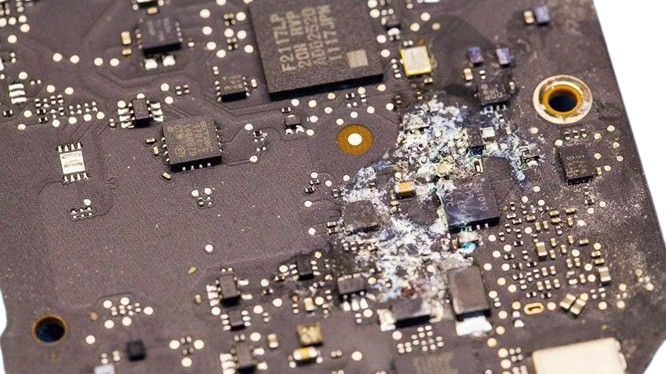 MacBook water damage repair in Aligarh